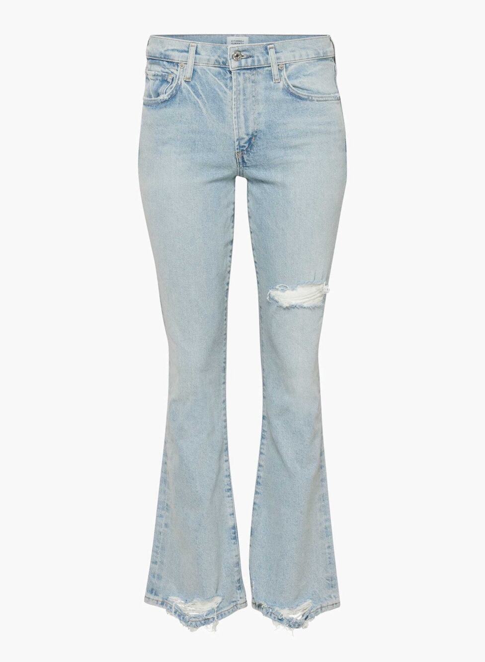 NWT Citizens of Humanity Emanuelle Mid Rise Boot Jeans Premium Vtg Distressed 27